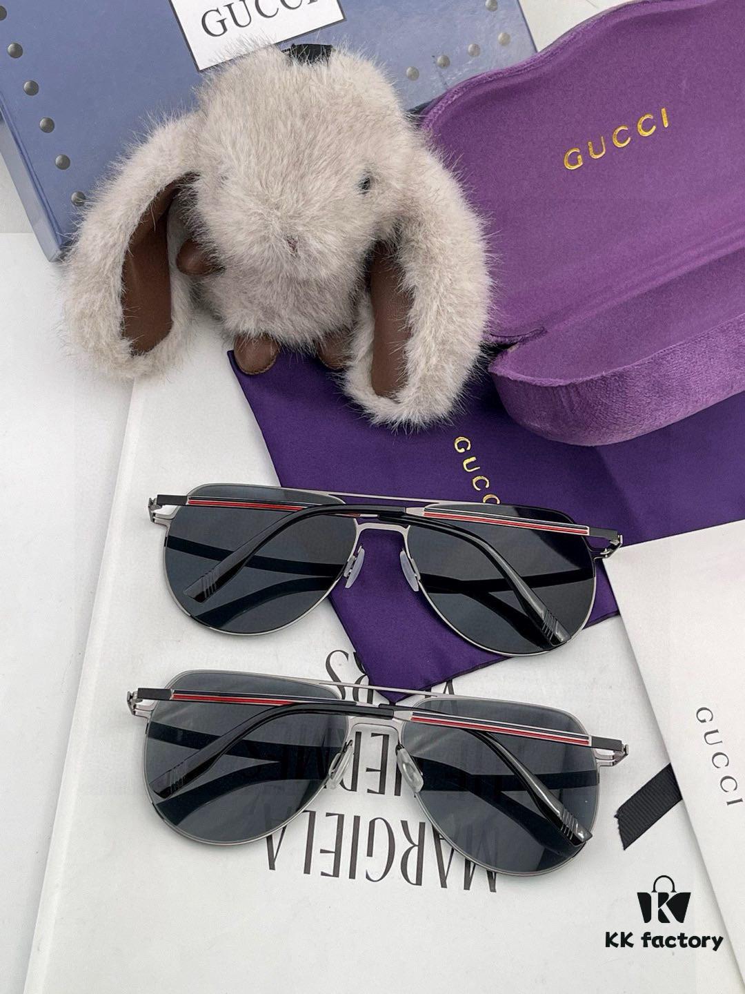 6931fe223a89a121ed54e4ca GUCCI 2025 New Men's and Couples' Sunglasses with Electroplated Fade-Resistant Finish
