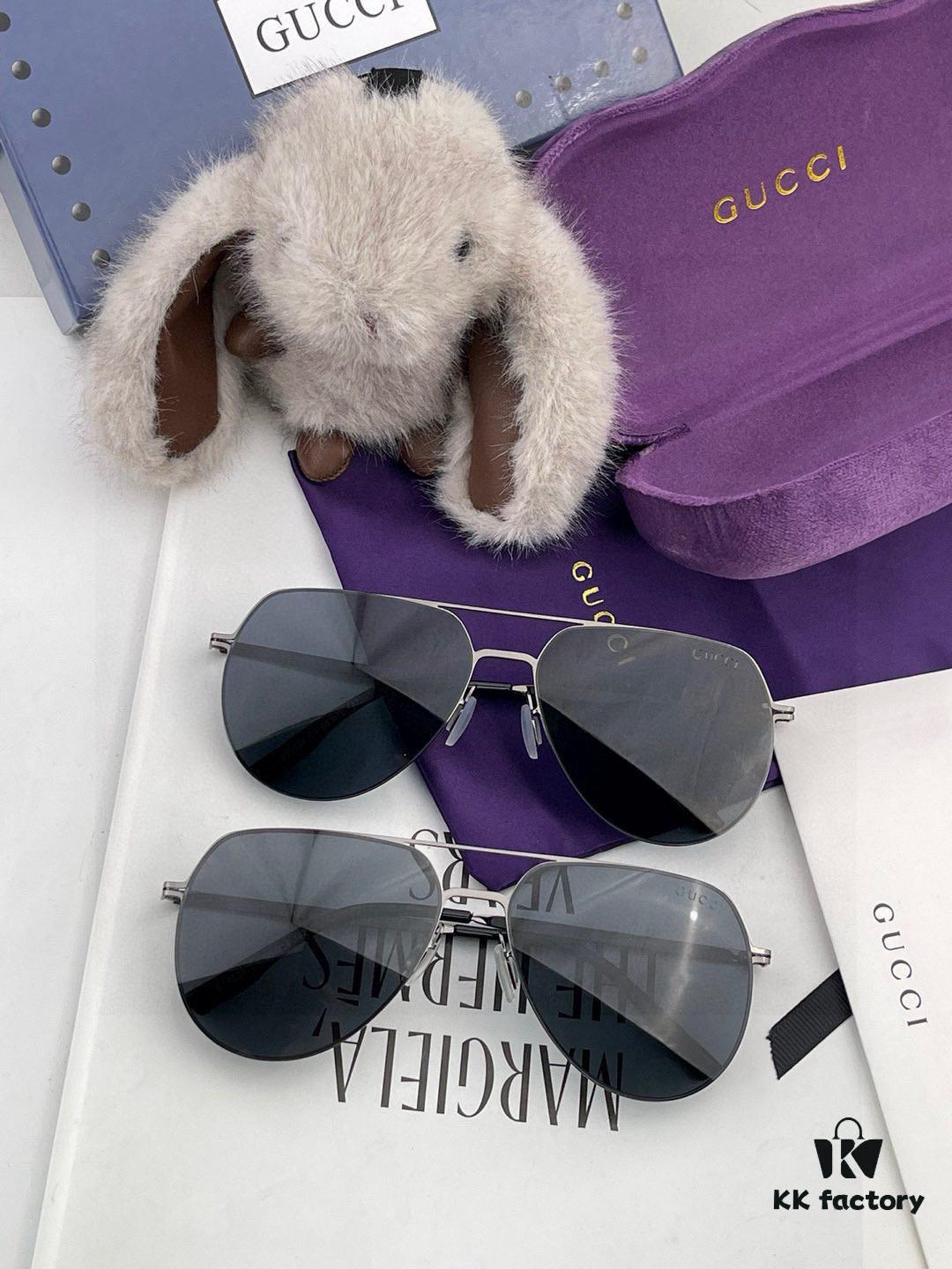 6931fe223a89a121ed54e4cb GUCCI 2025 New Men's and Couples' Sunglasses with Electroplated Fade-Resistant Finish