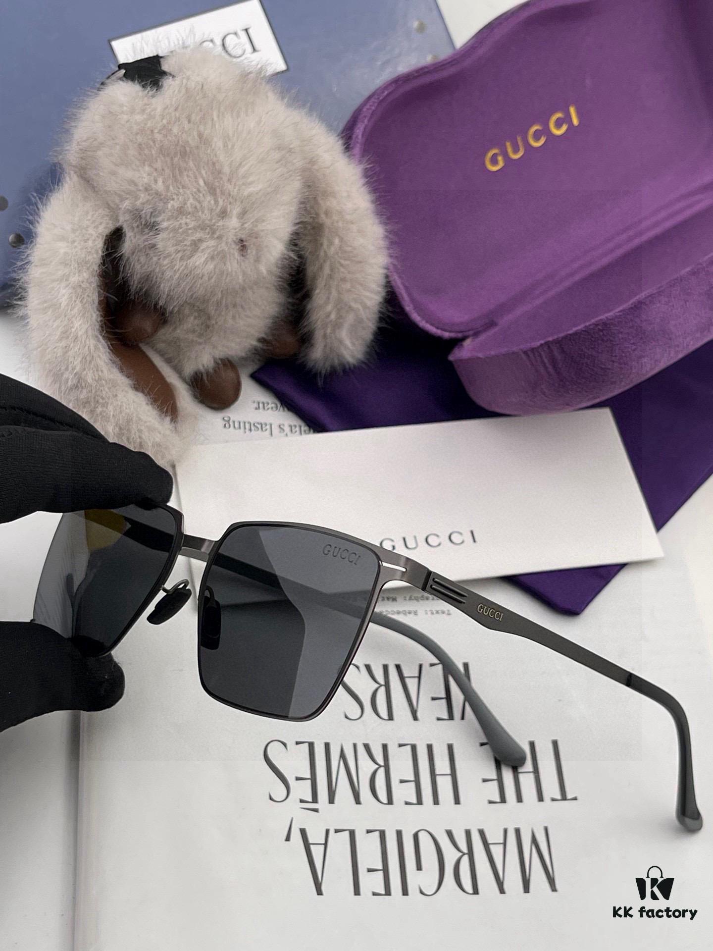 6931fe243a89a121ed54e4e3 GUCCI 2025 New Unisex Polygonal Sunglasses G9881, Electroplated Finish, Non-Fading, Ultra-Lightweight and Highly Elastic Frame, Screw-Free Design, Crush-Resistant, High-Definition Nylon Lenses, Premium Craftsmanship, Original Materials, Stylish and Versatile