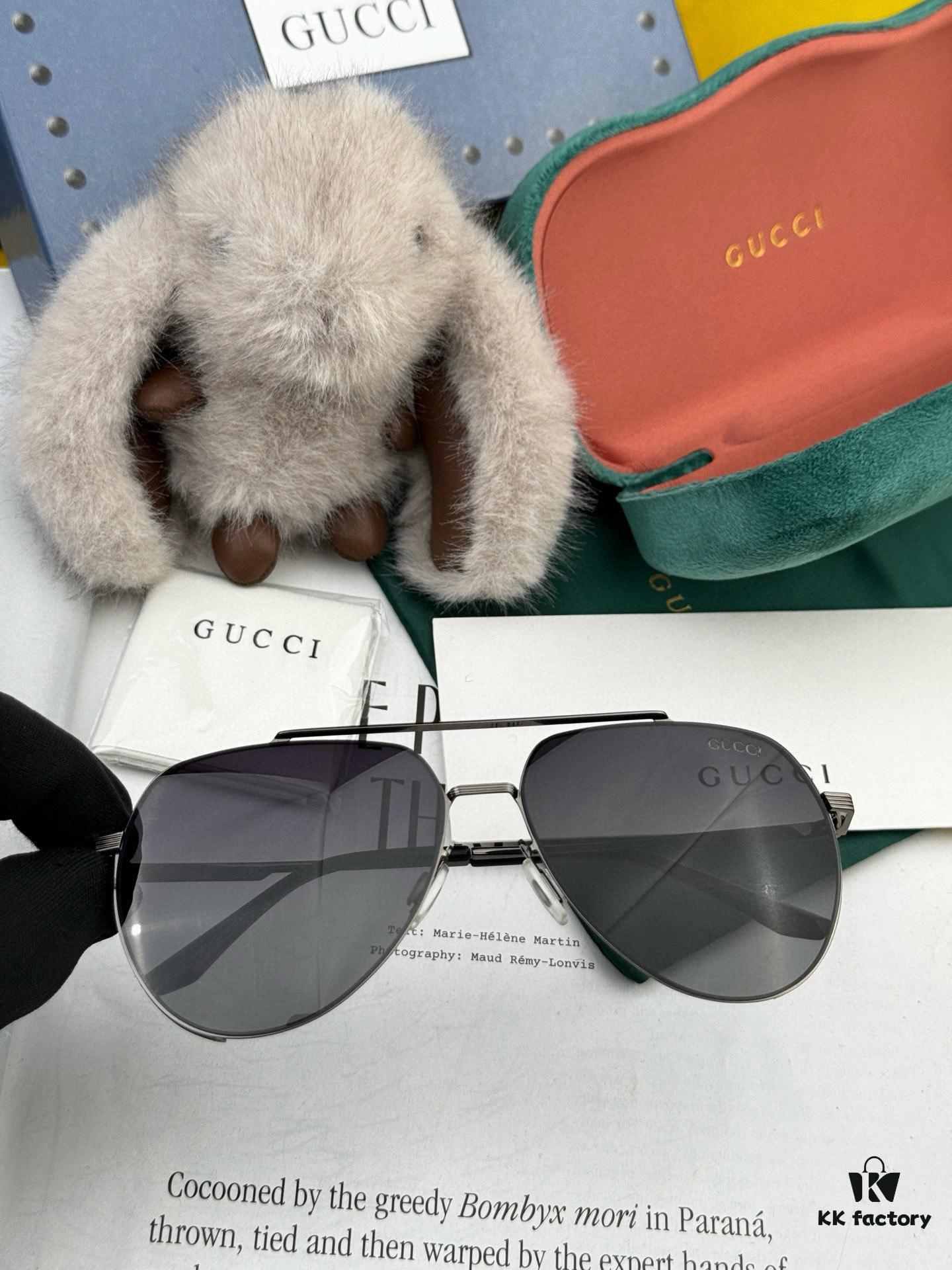 6931fe273a89a121ed54e50c GUCCI Men's Colorful Pilot Polarized Sunglasses
