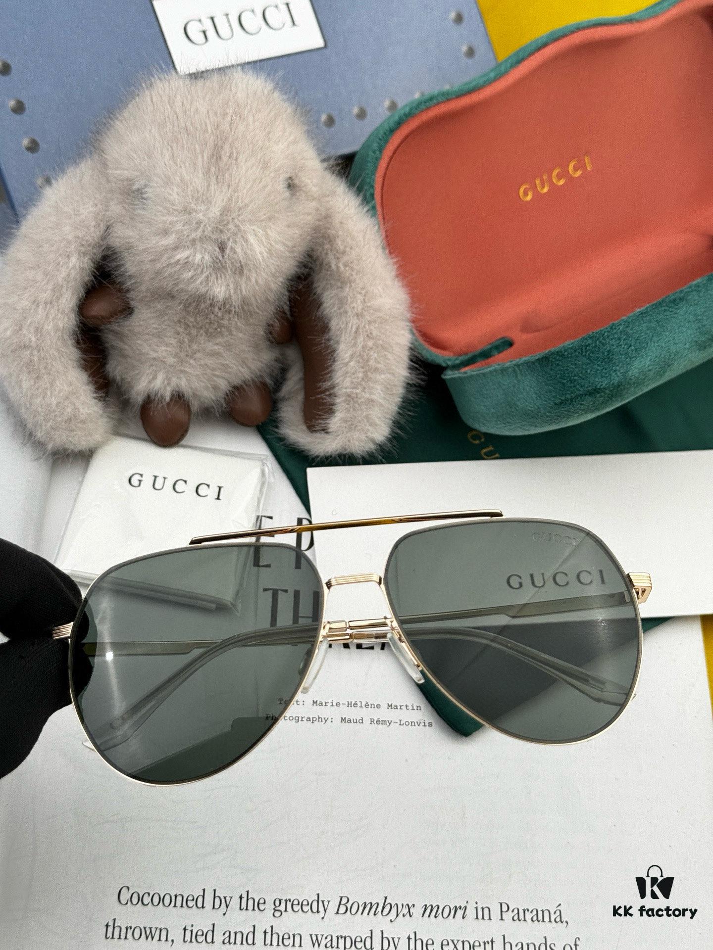 6931fe273a89a121ed54e50d GUCCI Men's Colorful Pilot Polarized Sunglasses