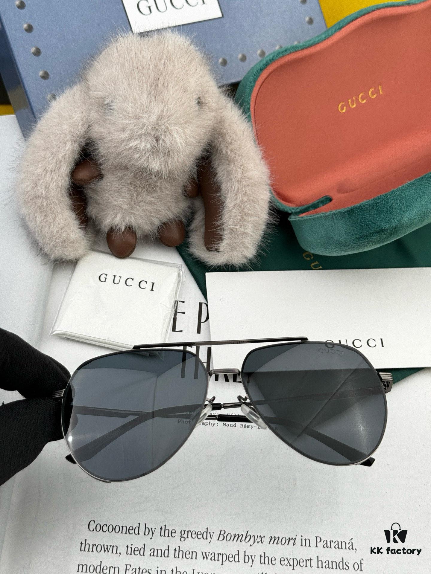 6931fe273a89a121ed54e50e GUCCI Men's Colorful Pilot Polarized Sunglasses