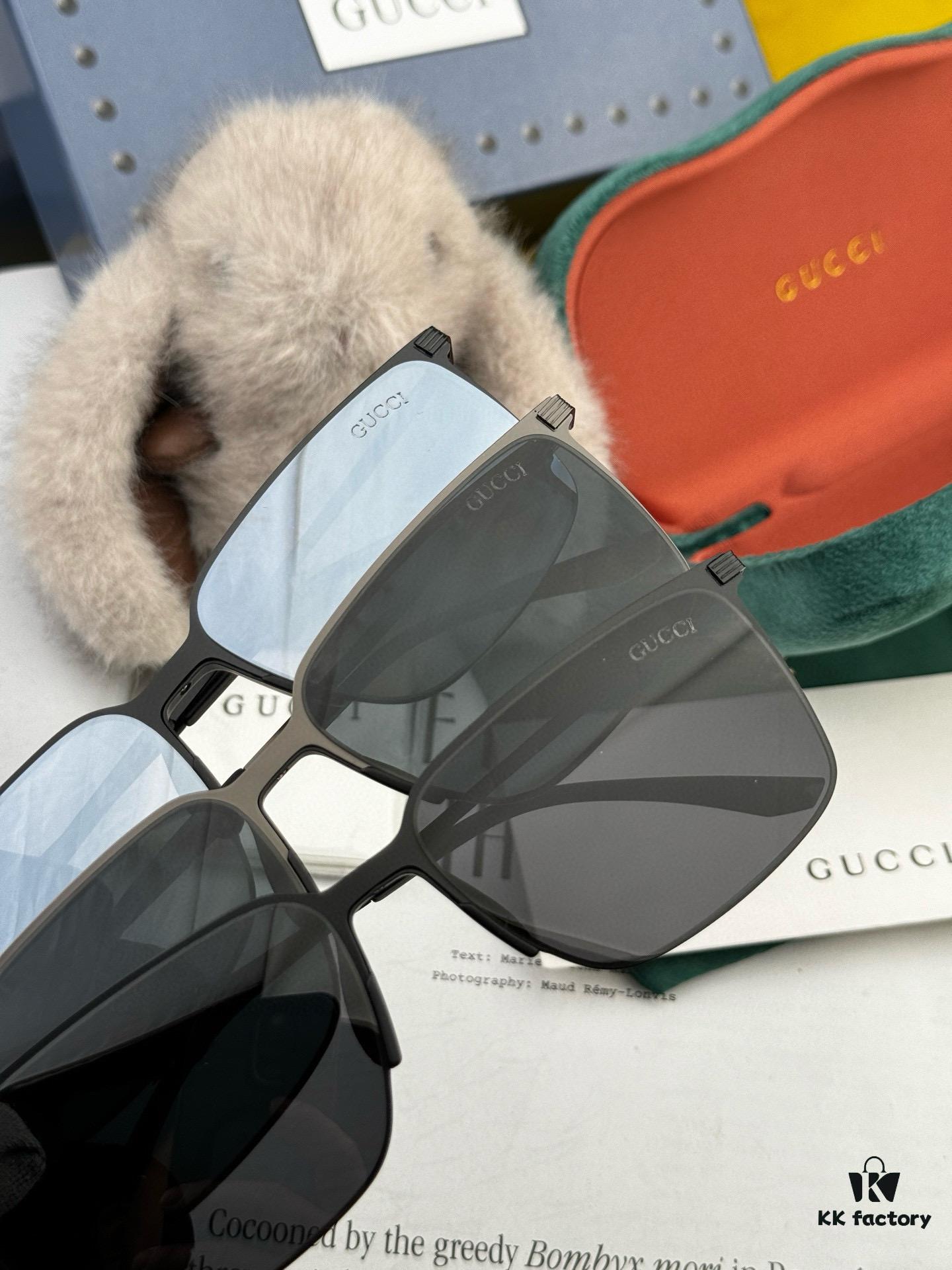 GUCCI Men's Colorful Pilot Polarized Sunglasses