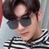 Gucci New Model One-Piece Driving Sunglasses, Must-Have Style for Travel, Celebrity Favorite Unisex Aviator Sun Glasses