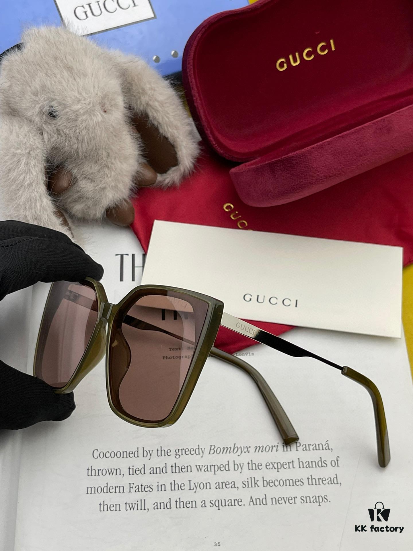 6931fe2c3a89a121ed54e55a GUCCI 2025 Spring New Arrival Trendy Fashion Square Polarized Sunglasses High-Quality Comfortable Wear Influencer Style Nylon Polarized Sunglasses for Women 🕶️ High-Quality TR Frame Model: G82803