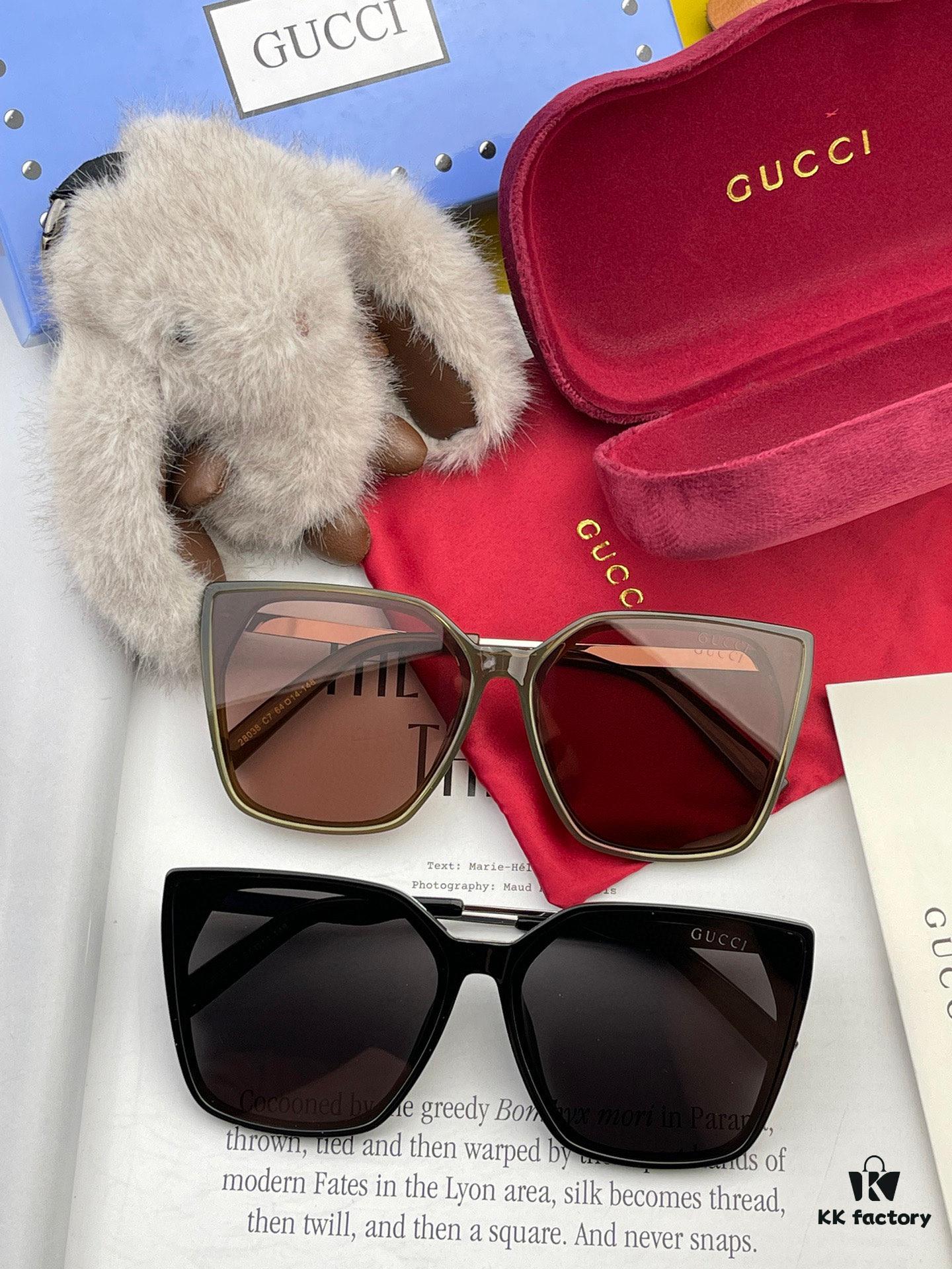 6931fe2d3a89a121ed54e55d GUCCI 2025 Spring New Arrival Trendy Fashion Square Polarized Sunglasses High-Quality Comfortable Wear Influencer Style Nylon Polarized Sunglasses for Women 🕶️ High-Quality TR Frame Model: G82803