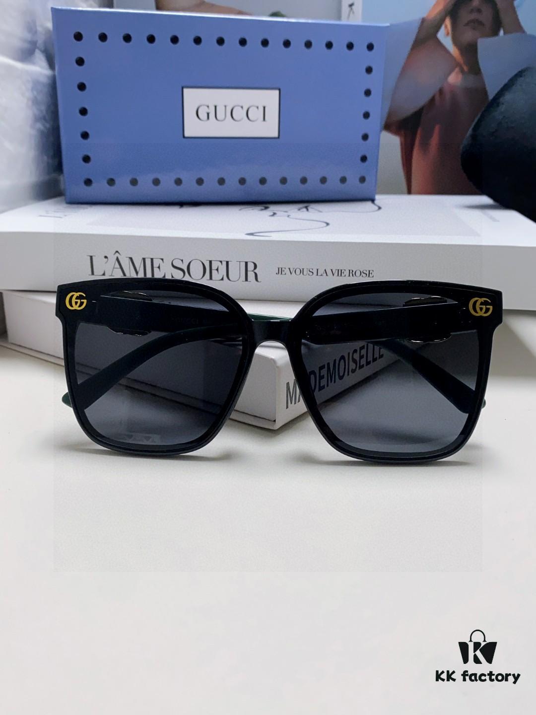 6931fe353a89a121ed54e5cd Gucci 2025 Spring New Arrival Super Fresh Style Ultra-Bright Frame with Large G Logo on Temple, Elegant and Stylish Women's Popular Sunglasses