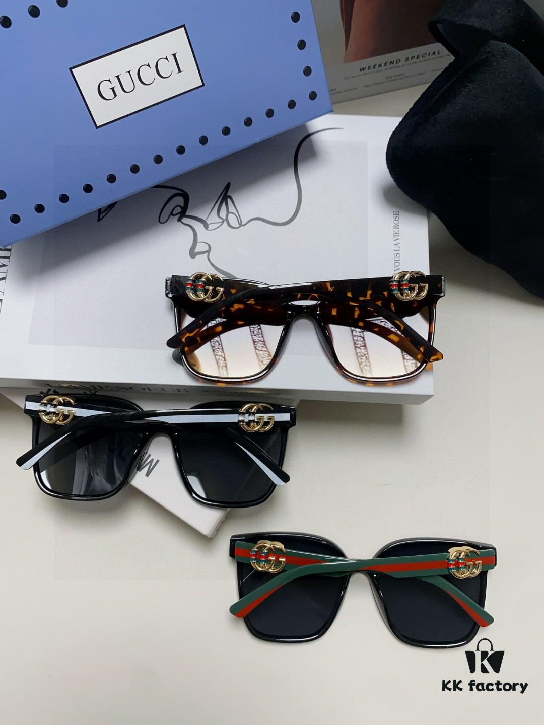 6931fe353a89a121ed54e5cf Gucci 2025 Spring New Arrival Super Fresh Style Ultra-Bright Frame with Large G Logo on Temple, Elegant and Stylish Women's Popular Sunglasses