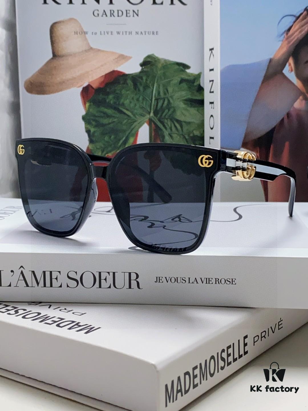 6931fe353a89a121ed54e5d2 Gucci 2025 Spring New Arrival Ultra-Fresh Style Shiny Frame with Oversized G Logo on Temples, Elegant and Stylish Women's Best-Selling Sunglasses