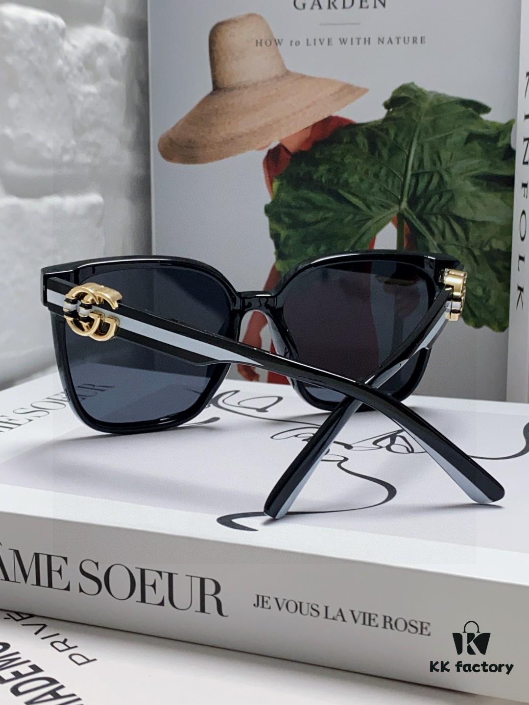 6931fe363a89a121ed54e5d4 Gucci 2025 Spring New Arrival Ultra-Fresh Style Shiny Frame with Oversized G Logo on Temples, Elegant and Stylish Women's Best-Selling Sunglasses