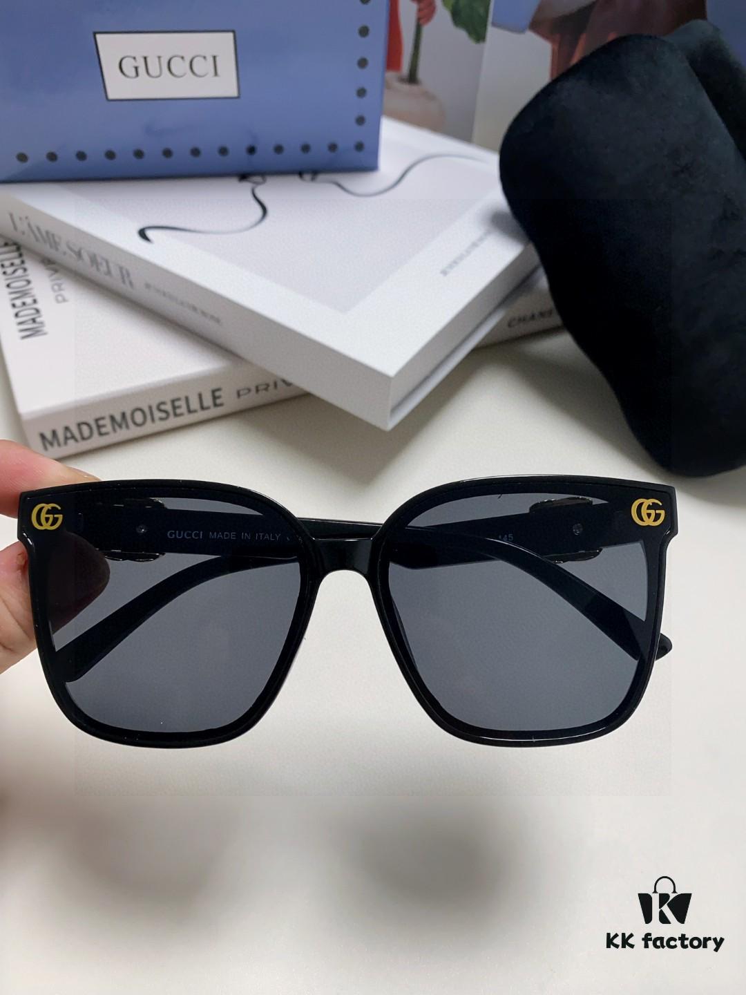 6931fe363a89a121ed54e5d5 Gucci 2025 Spring New Arrival Ultra-Fresh Style Shiny Frame with Oversized G Logo on Temples, Elegant and Stylish Women's Best-Selling Sunglasses