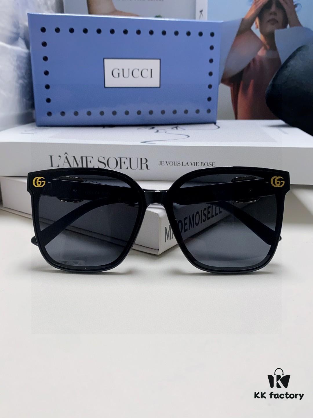 6931fe363a89a121ed54e5d8 Gucci 2025 Spring New Arrival Ultra-Fresh Style Shiny Frame with Oversized G Logo on Temples, Elegant and Stylish Women's Best-Selling Sunglasses