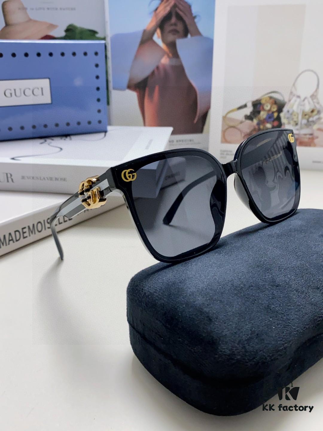 6931fe363a89a121ed54e5d9 Gucci 2025 Spring New Arrival Ultra-Fresh Style Shiny Frame with Oversized G Logo on Temples, Elegant and Stylish Women's Best-Selling Sunglasses