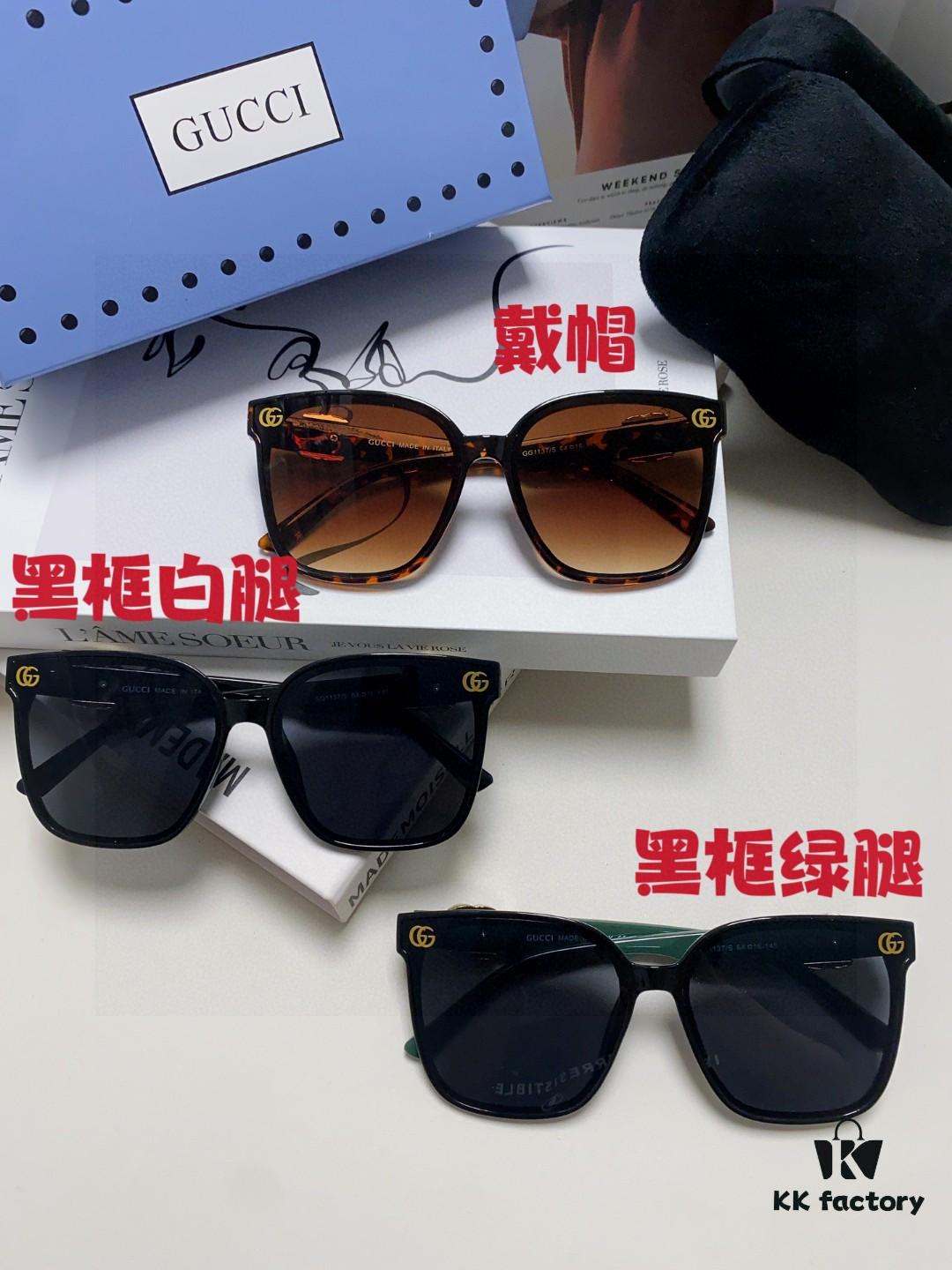 6931fe363a89a121ed54e5db Gucci 2025 Spring New Arrival Ultra-Fresh Style Shiny Frame with Oversized G Logo on Temples, Elegant and Stylish Women's Best-Selling Sunglasses