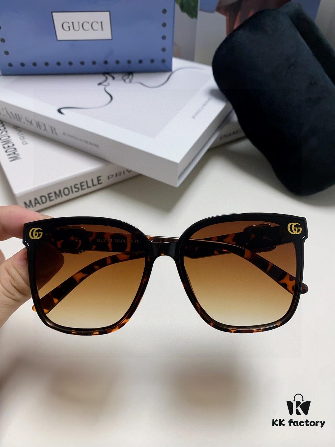 6931fe363a89a121ed54e5e0 Gucci 2025 Spring New Arrival Ultra-Fresh Style Shiny Frame with Oversized G Logo on Temples, Elegant and Stylish Women's Best-Selling Sunglasses