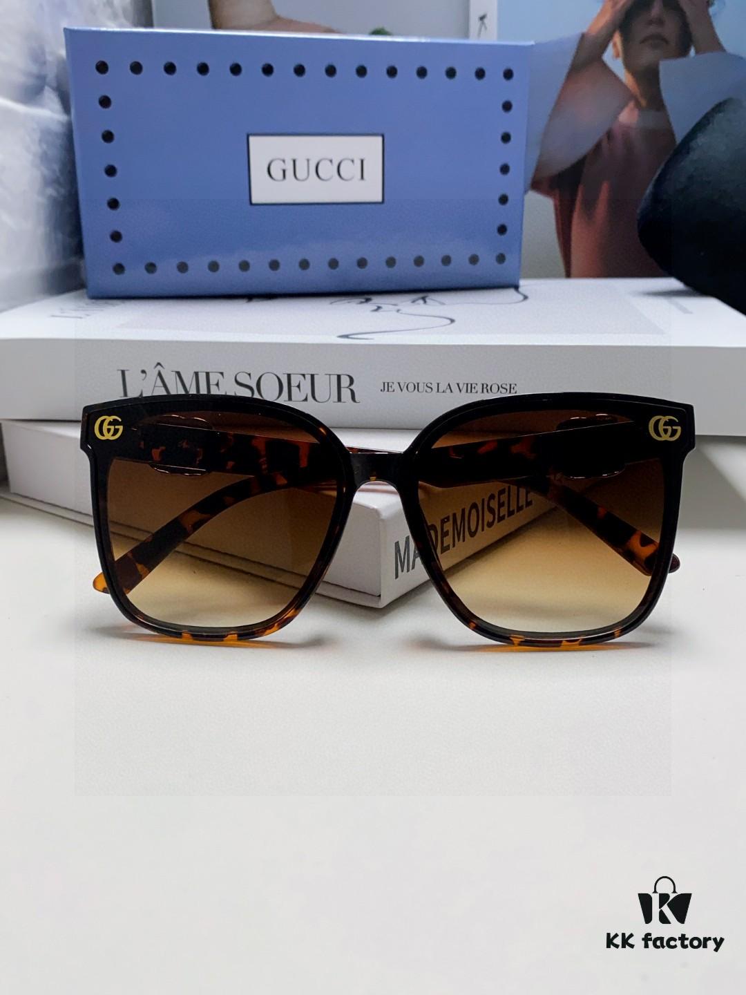 6931fe373a89a121ed54e5e3 Gucci 2025 Spring New Arrival Ultra-Fresh Style Shiny Frame with Oversized G Logo on Temples, Elegant and Stylish Women's Best-Selling Sunglasses