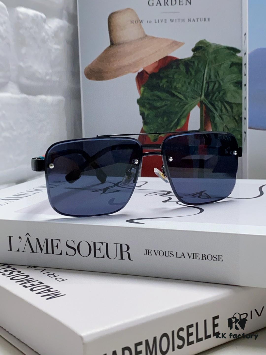 6931fe373a89a121ed54e5e8 Gucci 2025 Official Early Spring New Arrival Men's Sunglasses, Popular Style Worn by Many Celebrities – Large-Frame Polarized Clear Vision Sunglasses