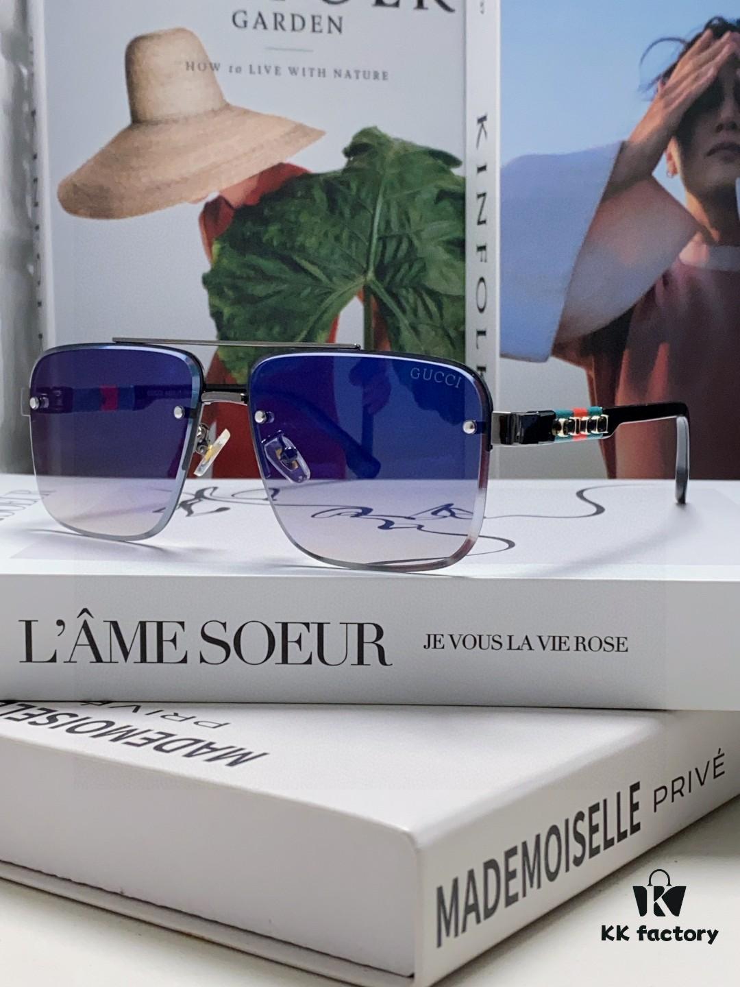6931fe383a89a121ed54e5fb Gucci 2025 Official Early Spring New Arrival Men's Sunglasses, Popular Style Worn by Many Celebrities, Large-Frame Polarized Clear Vision Sunglasses