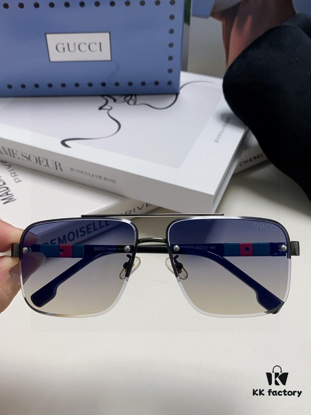 6931fe393a89a121ed54e5fe Gucci 2025 Official Early Spring New Arrival Men's Sunglasses, Popular Style Worn by Many Celebrities, Large-Frame Polarized Clear Vision Sunglasses