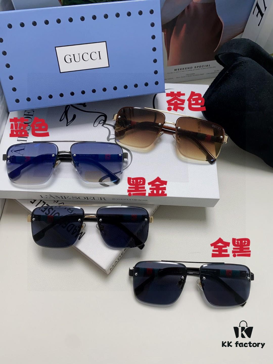 6931fe393a89a121ed54e604 Gucci 2025 Official Early Spring New Arrival Men's Sunglasses, Popular Style Worn by Many Celebrities, Large-Frame Polarized Clear Vision Sunglasses