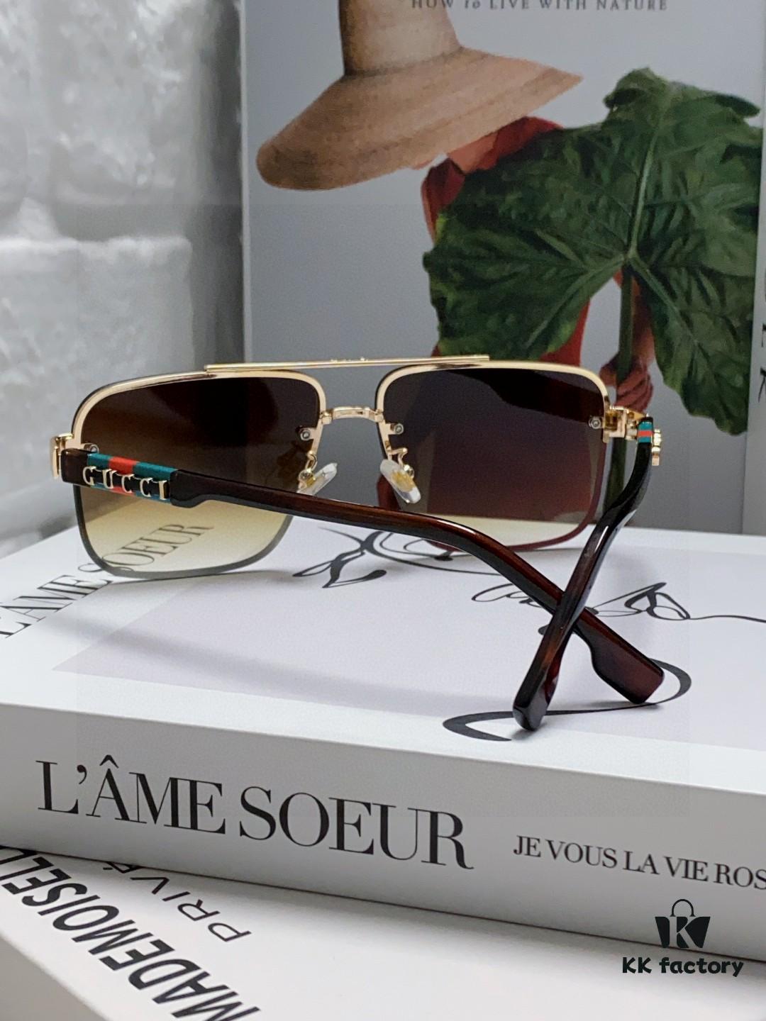 6931fe393a89a121ed54e607 Gucci 2025 Official Spring Collection Men's Sunglasses, Popular Oversized Polarized Sunglasses Worn by Many Celebrities