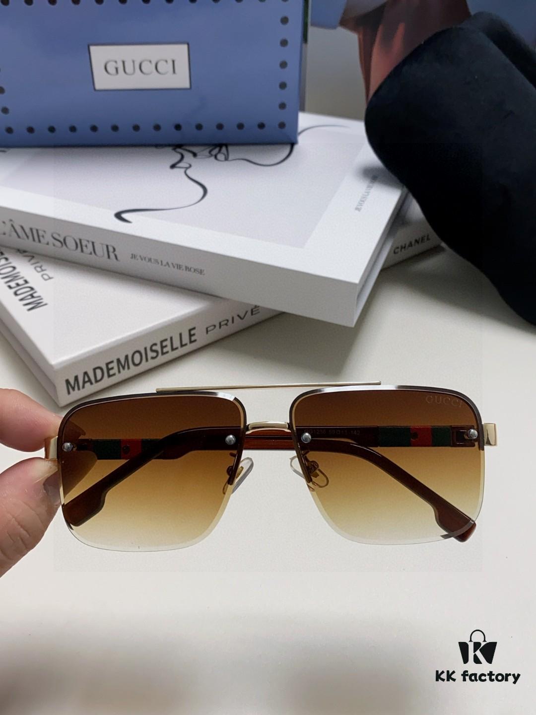 6931fe393a89a121ed54e608 Gucci 2025 Official Spring Collection Men's Sunglasses, Popular Oversized Polarized Sunglasses Worn by Many Celebrities
