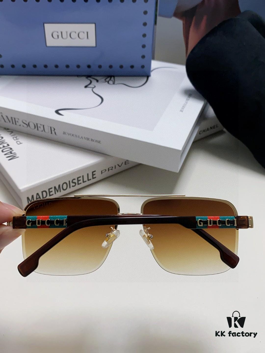 6931fe3a3a89a121ed54e609 Gucci 2025 Official Spring Collection Men's Sunglasses, Popular Oversized Polarized Sunglasses Worn by Many Celebrities