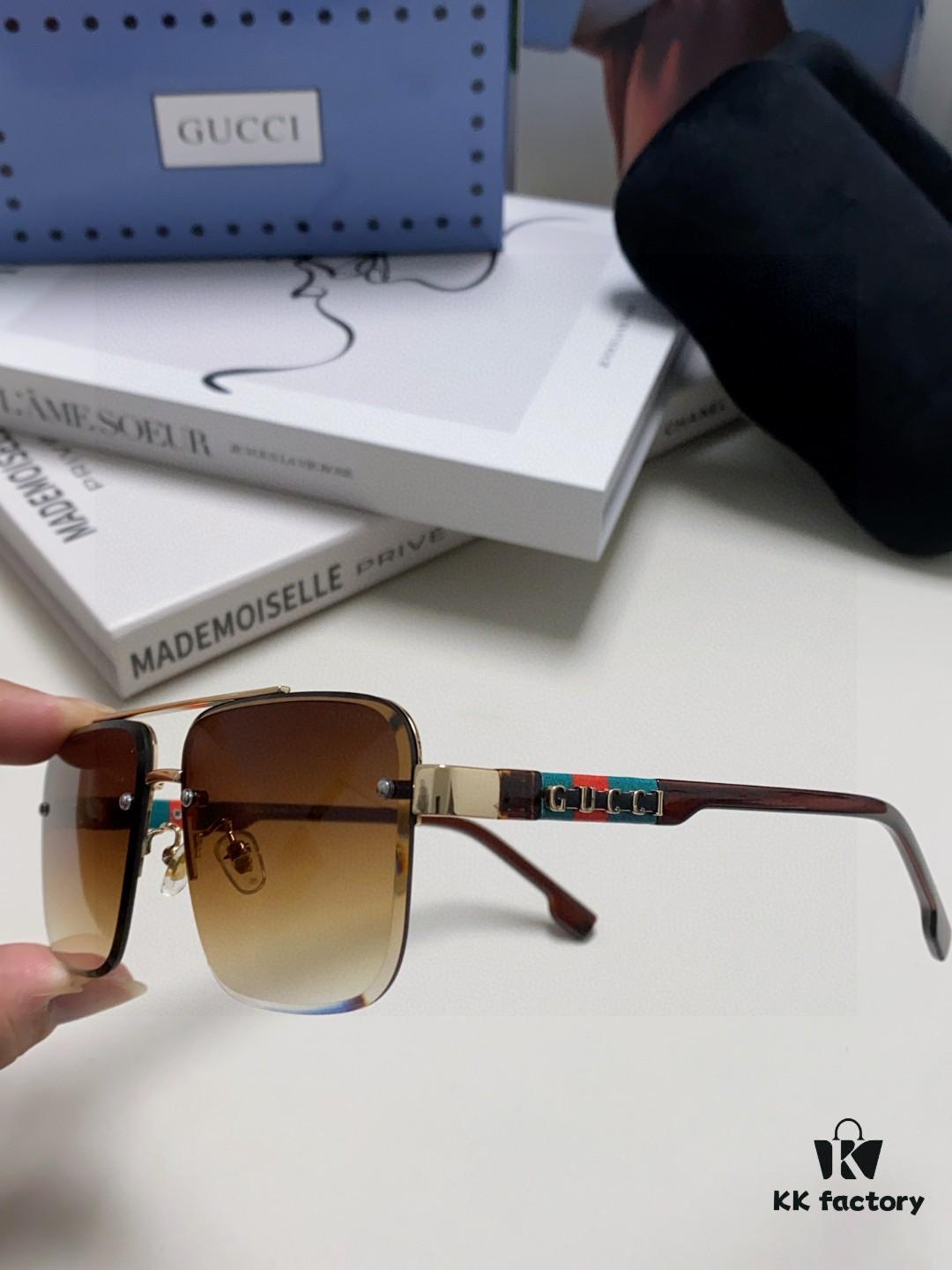 6931fe3a3a89a121ed54e60a Gucci 2025 Official Spring Collection Men's Sunglasses, Popular Oversized Polarized Sunglasses Worn by Many Celebrities
