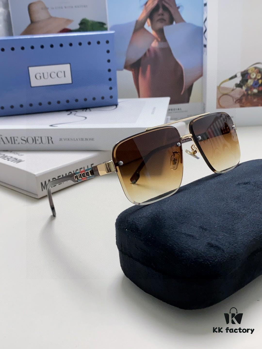 6931fe3a3a89a121ed54e60c Gucci 2025 Official Spring Collection Men's Sunglasses, Popular Oversized Polarized Sunglasses Worn by Many Celebrities