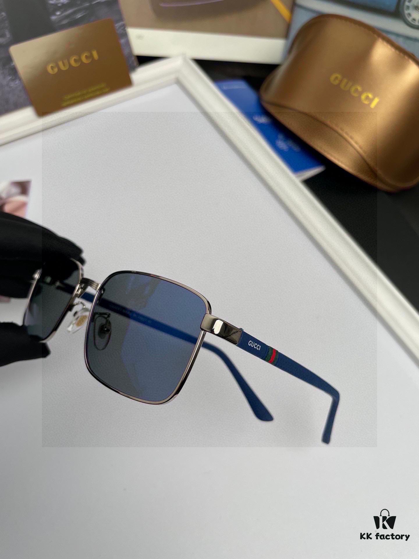 6931fe3c3a89a121ed54e61c Gucci Unisex High-Quality Polarized Sunglasses with Clear Optics, Premium Frame and Logo-Embossed Temples