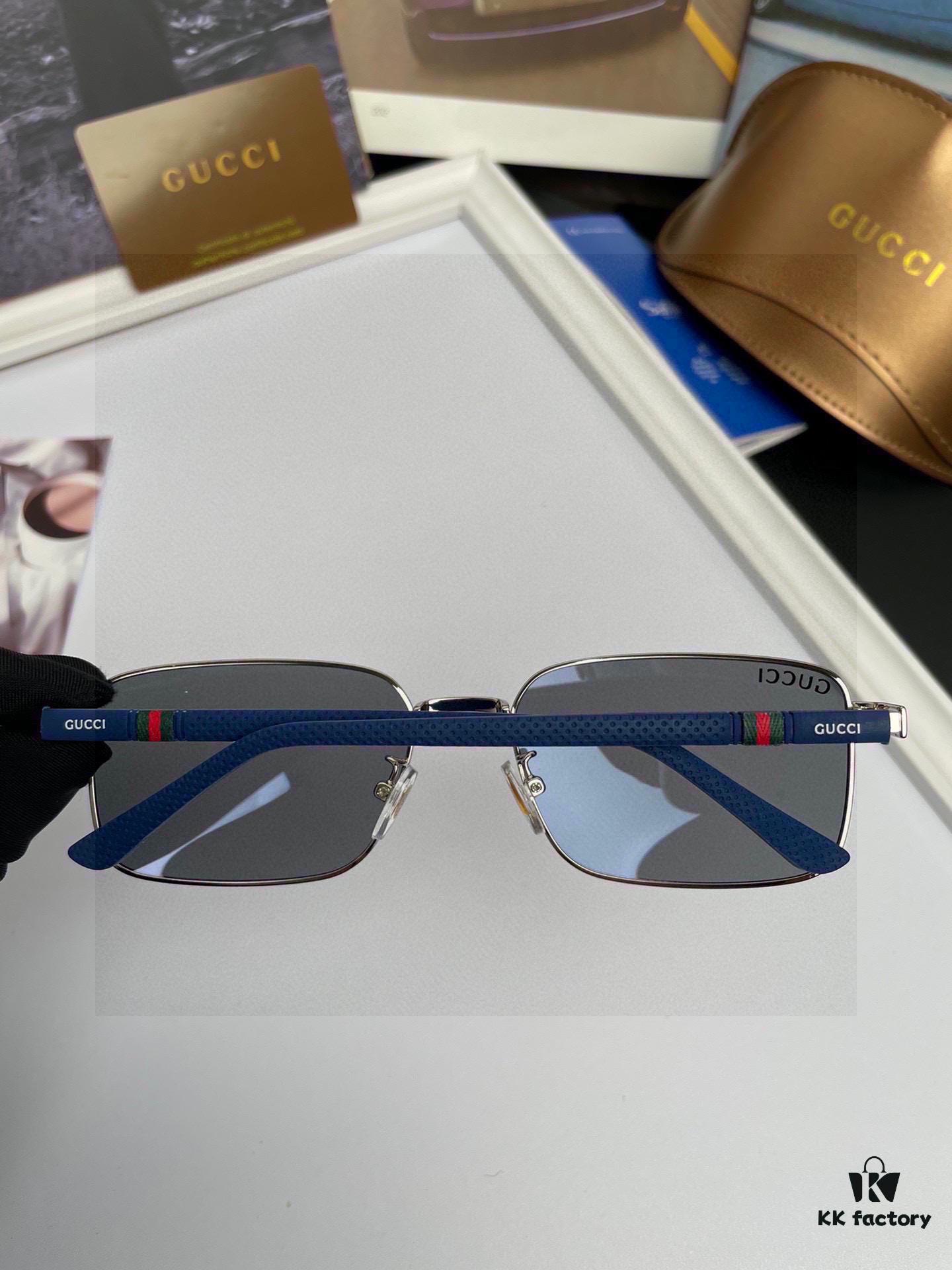 6931fe3c3a89a121ed54e61f Gucci Unisex High-Quality Polarized Sunglasses with Clear Optics, Premium Frame and Logo-Embossed Temples