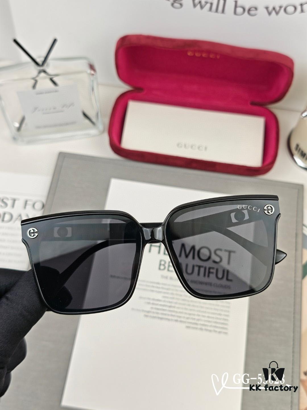 6931fe3e3a89a121ed54e63a GUCCI Italy - Polarized TR Frame Sunglasses with High-Definition Resin Lenses, Lightweight and Comfortable Wear, Model 53028