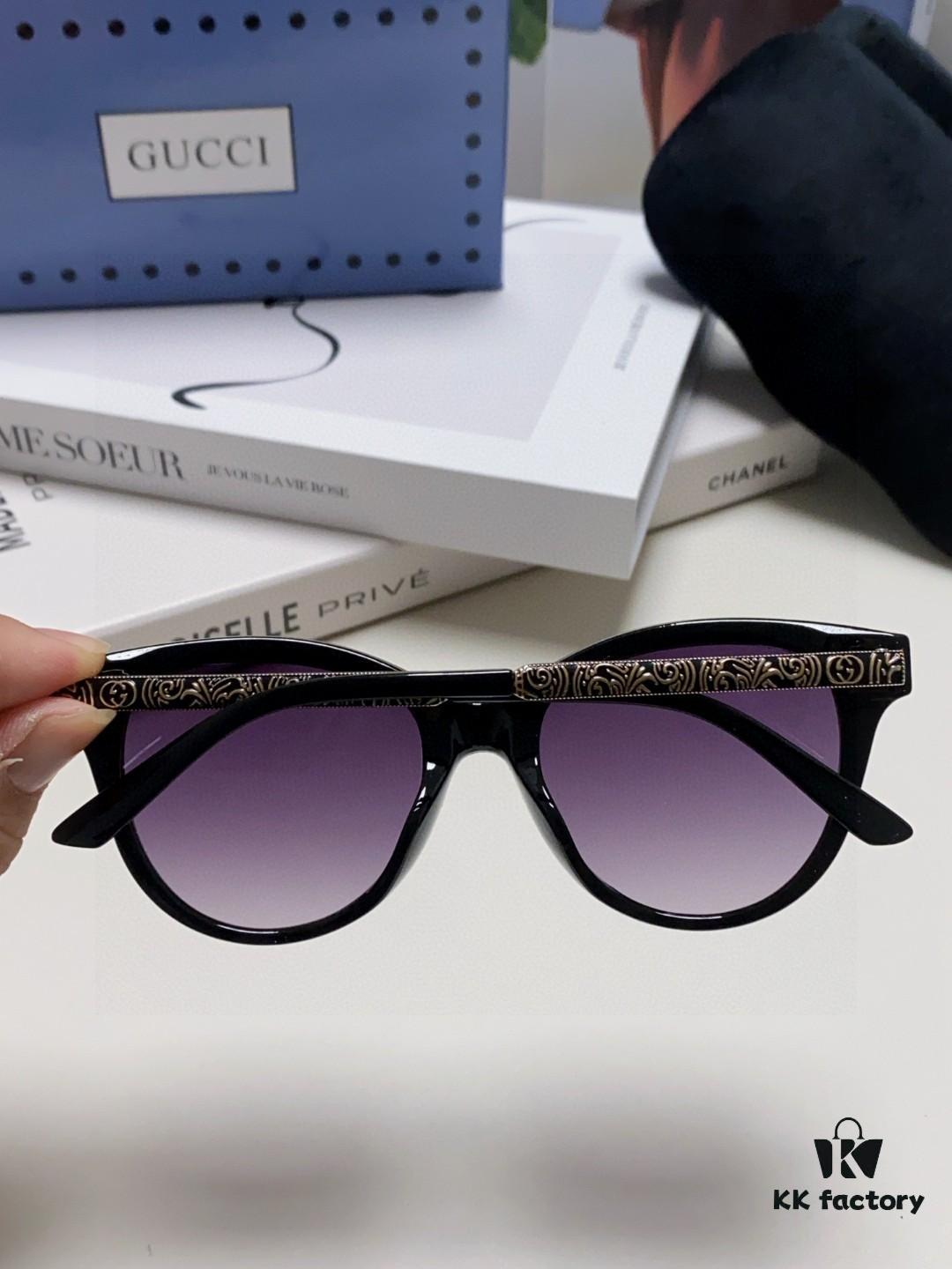 6931fe453a89a121ed54e695 Gucci New Bee Style Sunglasses with Metal Hinges, UV-Protective, Stylish and Face-Framing for Outdoor Fashion