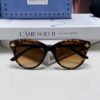 Gucci New Bee Design Sunglasses with Metal Hinges, UV Protection, Stylish and Face-Framing for Outdoor Fashion