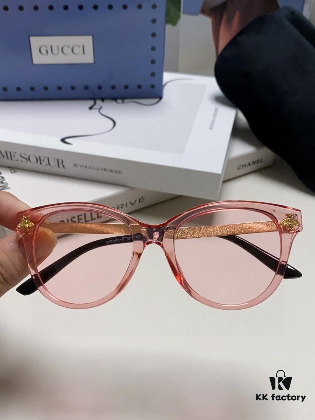6931fe463a89a121ed54e6a8 Gucci New Bee Style Sunglasses with Metal Hinges, UV Protection, Stylish and Face-Framing for Outdoor Fashion