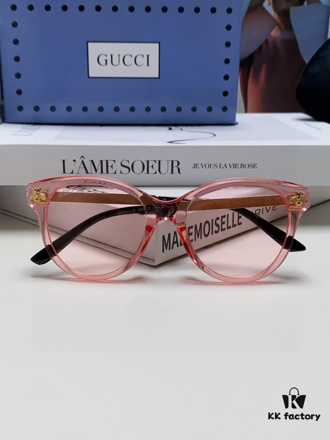 6931fe473a89a121ed54e6ab Gucci New Bee Style Sunglasses with Metal Hinges, UV Protection, Stylish and Face-Framing for Outdoor Fashion