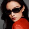 6931fe493a89a121ed54e6c7 Gucci 2025 New Arrival Unisex Black Rectangular Acetate Sunglasses with Dual Side Logo, Trendy and Comfortable Oversized Sun Glasses