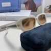 6931fe4b3a89a121ed54e6e3 Gucci 2025 New Arrival Unisex Black Rectangular Acetate Sunglasses with Dual Side Logo, Trendy and Comfortable Oversized Sun Glasses