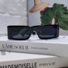 Gucci Bright and Bold Personality Rectangular Narrow-Framed Sunglasses, Unisex Streetwear Style, Versatile and Chic, Model GG1425S