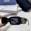 Gucci Bright and Bold Personality Rectangular Narrow-Framed Sunglasses, Unisex Streetwear Style, Versatile and Chic, Model GG1425S