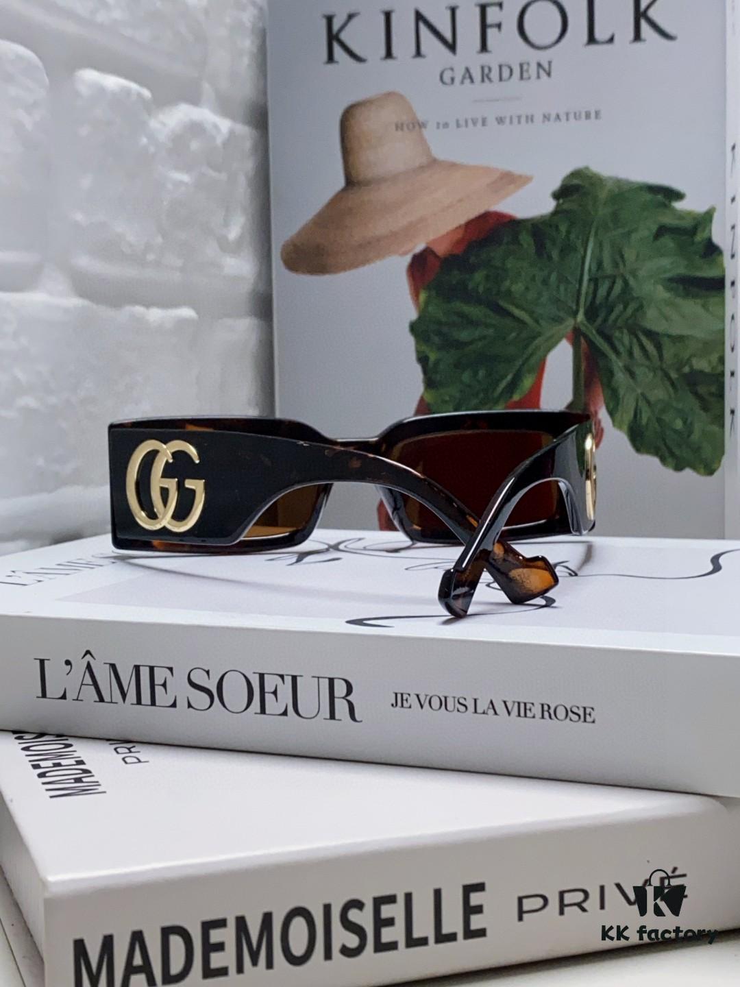 6931fe4d3a89a121ed54e6f6 Gucci Bright and Bold Personality Rectangular Narrow-Framed Sunglasses Unisex Streetwear Style, Versatile Design GG1425S