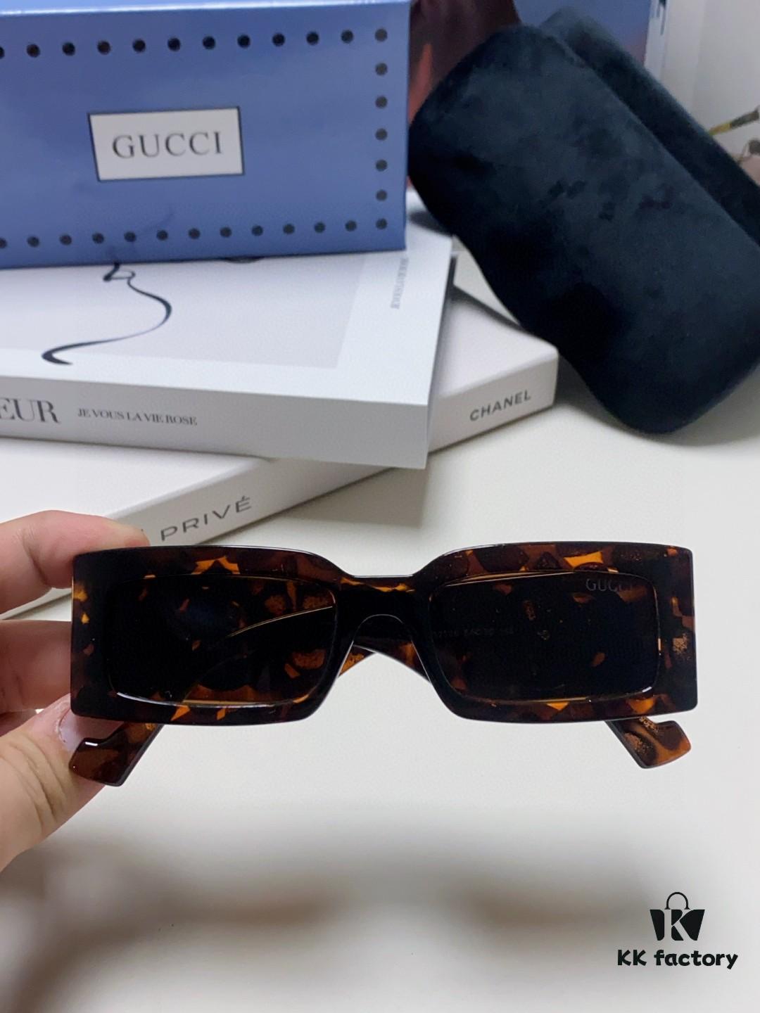 6931fe4d3a89a121ed54e6f7 Gucci Bright and Bold Personality Rectangular Narrow-Framed Sunglasses Unisex Streetwear Style, Versatile Design GG1425S
