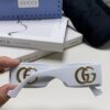 Gucci Cheerful and Bold Personality Rectangular Narrow-Framed Sunglasses Unisex Street Fashion GG1425S