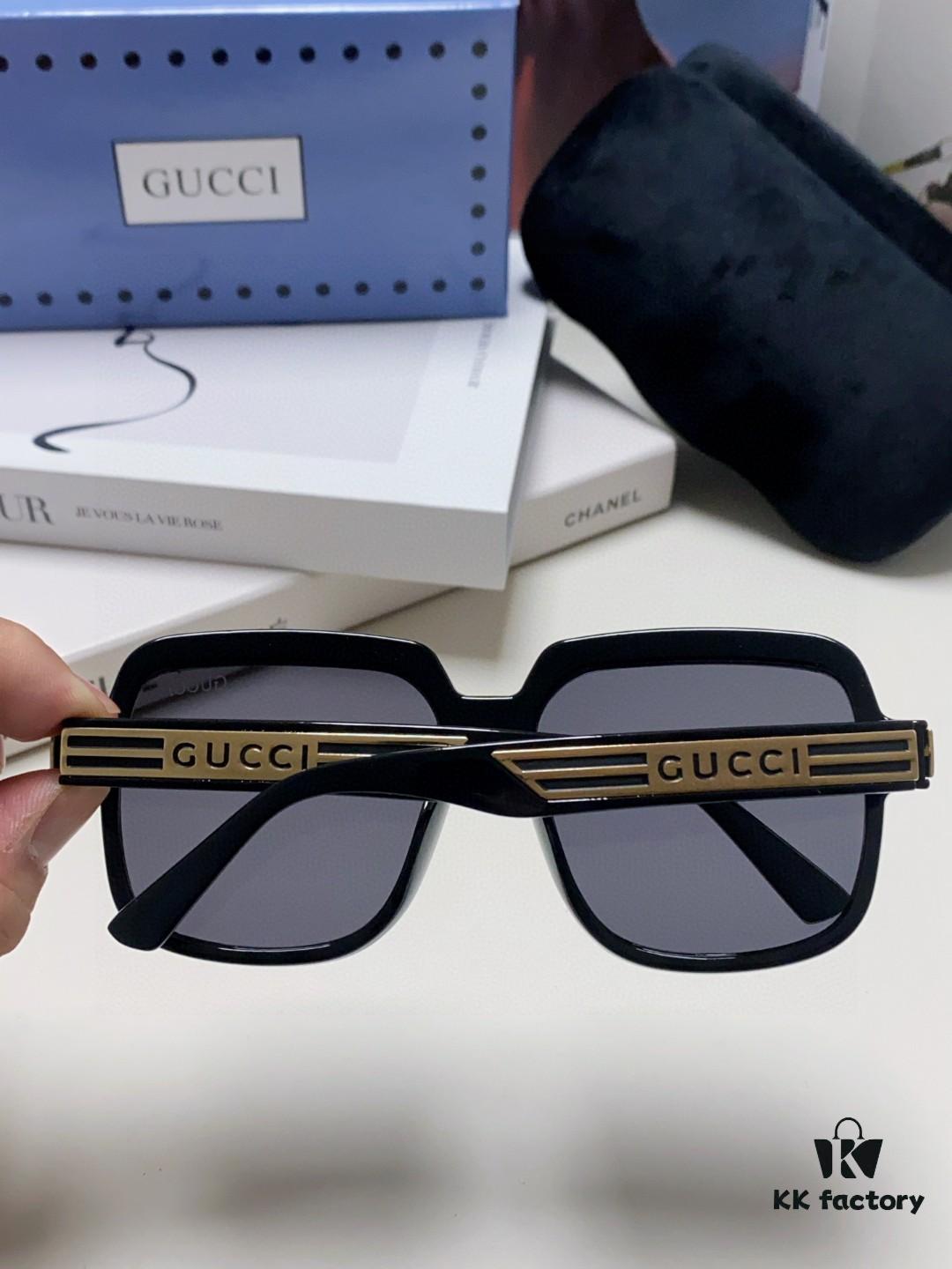 6931fe4e3a89a121ed54e70c Gucci 2025 New Arrival Classic Round Frame Unisex Sunglasses, Polarized UV-Protective Lenses, Flattering on All Face Shapes