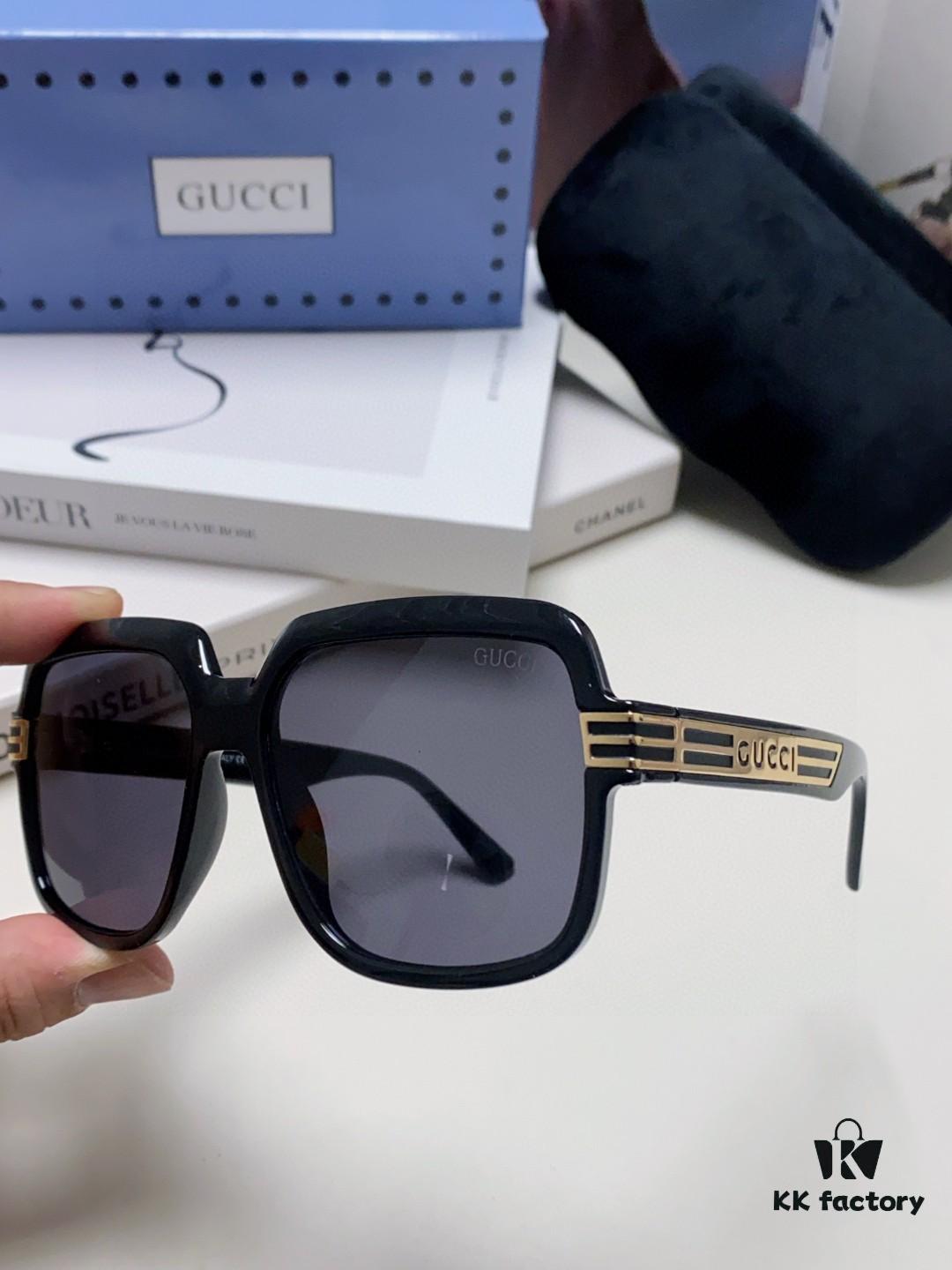 6931fe4e3a89a121ed54e70d Gucci 2025 New Arrival Classic Round Frame Unisex Sunglasses, Polarized UV-Protective Lenses, Flattering on All Face Shapes