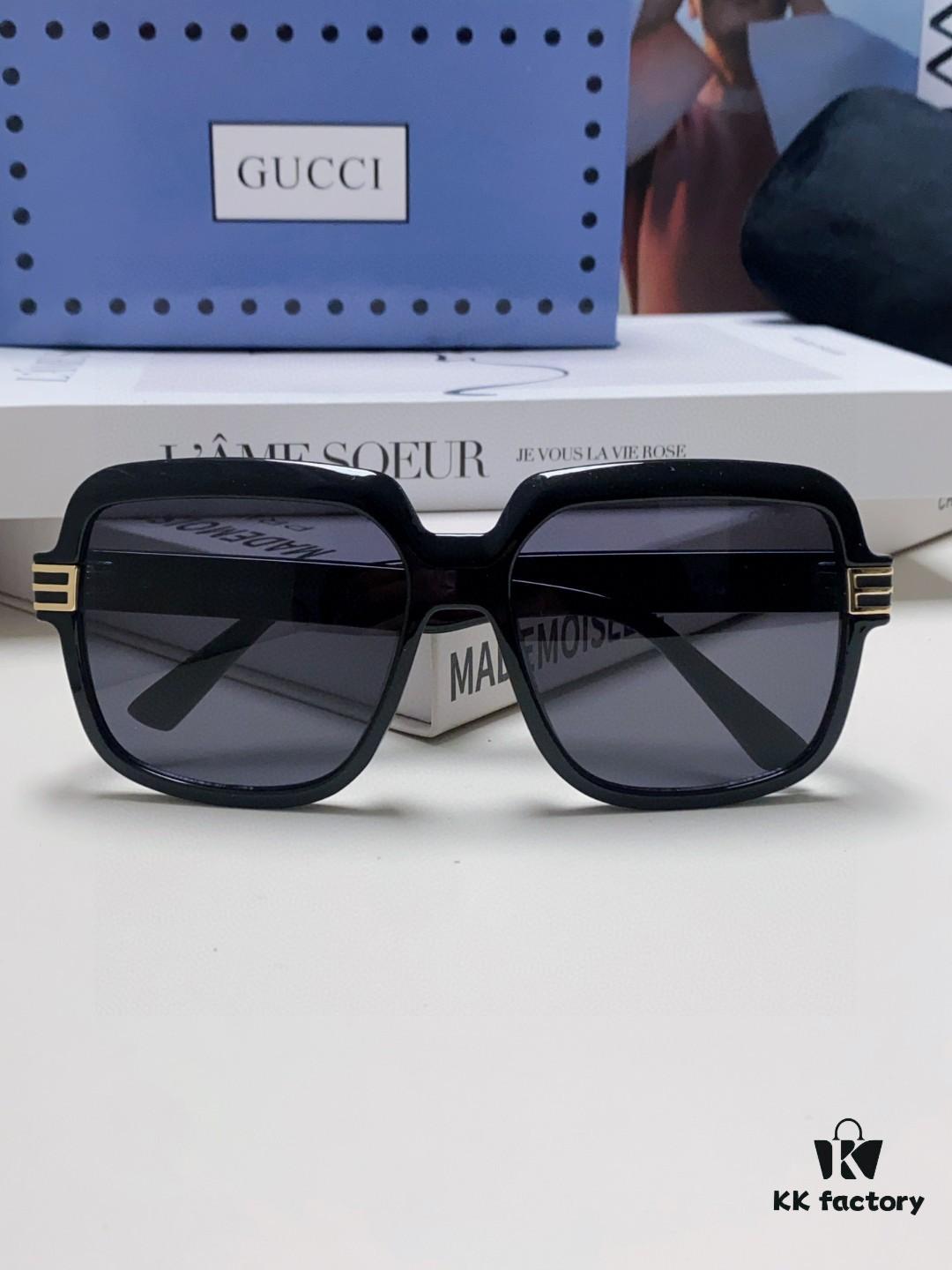6931fe4e3a89a121ed54e70e Gucci 2025 New Arrival Classic Round Frame Unisex Sunglasses, Polarized UV-Protective Lenses, Flattering on All Face Shapes