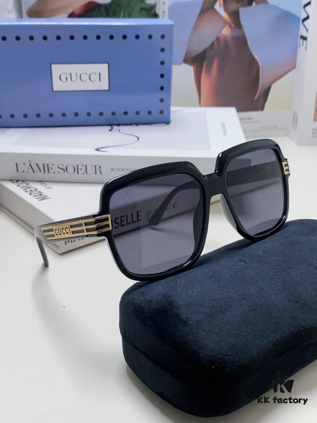 6931fe4f3a89a121ed54e70f Gucci 2025 New Arrival Classic Round Frame Unisex Sunglasses, Polarized UV-Protective Lenses, Flattering on All Face Shapes