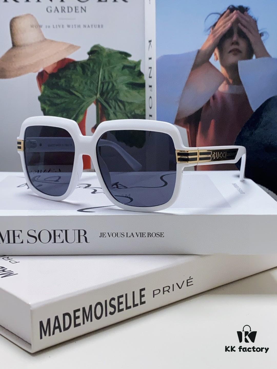6931fe503a89a121ed54e71c Gucci 2025 New Arrival Classic Round Frame Unisex Sunglasses, Flattering on All Face Shapes, Perfect with Coats or Dresses, Polarized UV-Protective Lenses