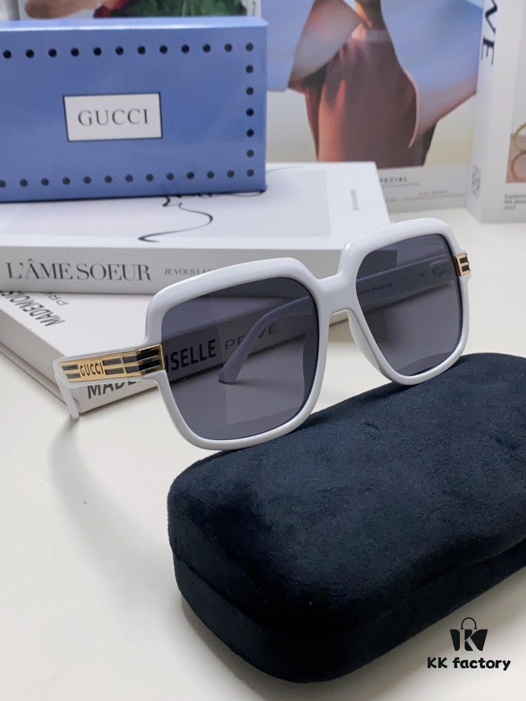 6931fe503a89a121ed54e722 Gucci 2025 New Arrival Classic Round Frame Unisex Sunglasses, Flattering on All Face Shapes, Perfect with Coats or Dresses, Polarized UV-Protective Lenses