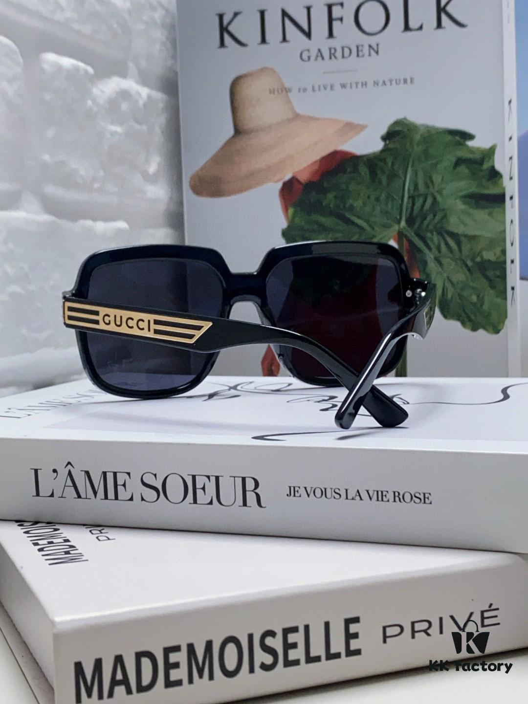 6931fe503a89a121ed54e727 Gucci 2025 New Arrival Classic Round Frame Unisex Design, Flattering on All Face Shapes, Perfect Match for Coats and Dresses, Iridescent Lens UV-Protective Sunglasses